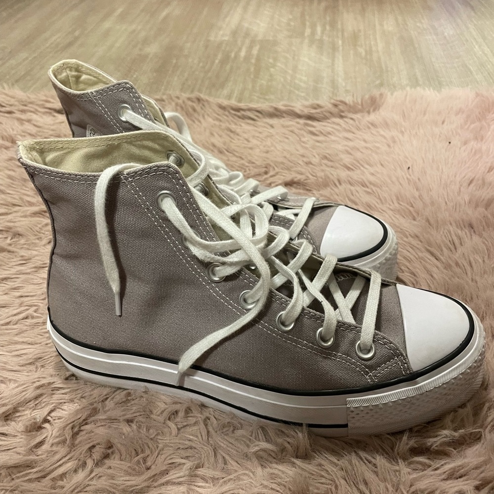High top platform converse